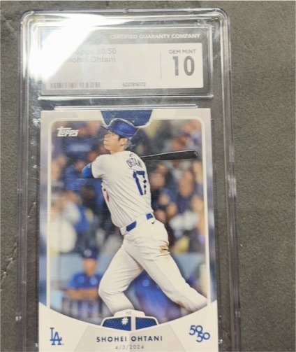 2024 Topps 50/50 #2 Shohei Ohtani — front