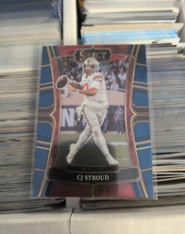 2023 Panini Select Draft Picks #2 CJ Stroud Rookie — front