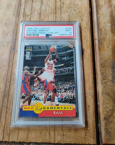 1996 Upper Deck Collector's Choice #195 Michael Jordan NBA Fundamentals — front