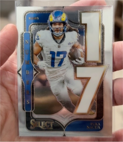 2024 Panini Select #2 Puka Nacua Select Numbers — front