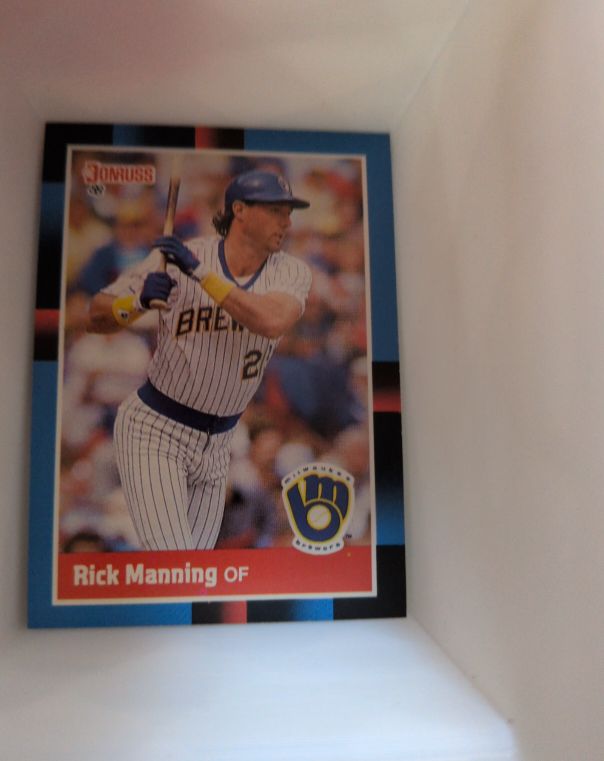 1988 Donruss #486 Rick Manning — front