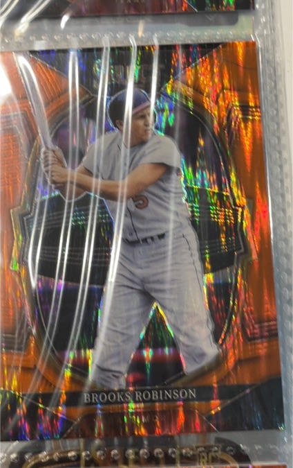 2023 Panini Select Orange Flash Prizm #20 Brooks Robinson — front