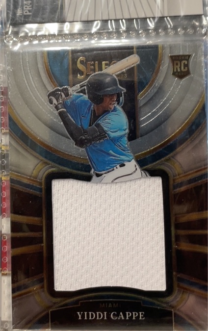 2023 Panini Select Rookie Jumbo Swatch #PJS-YC Yiddi Cappe — front