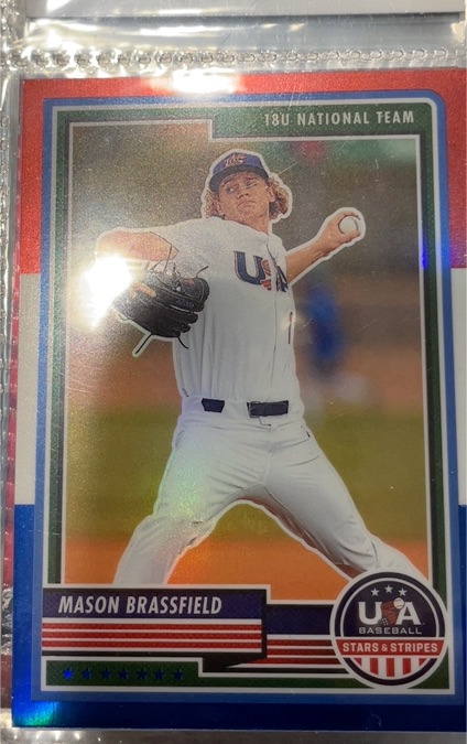 2023 Panini Stars & Stripes #4 Mason Brassfield — front