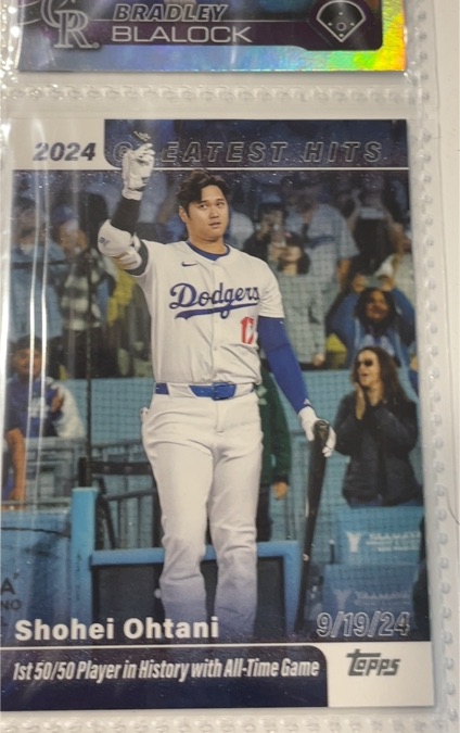 2025 Topps Series 1 2024 Greatest Hits #GH-25 Shohei Ohtani — front