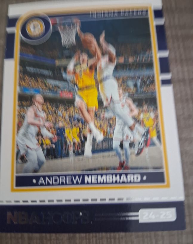 2024-25 Panini NBA Hoops #52 Andrew Nembhard — front