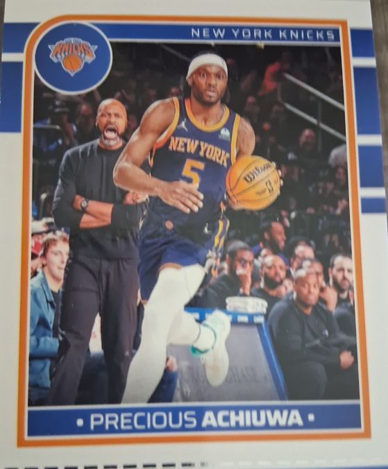 2024-25 Panini NBA Hoops #97 Precious Achiuwa — front