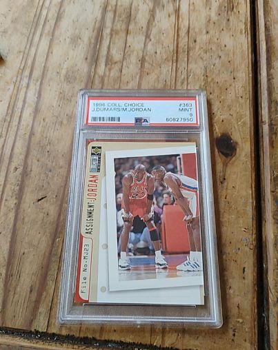 1996 Upper Deck Collector's Choice #363 Michael Jordan Assignment Joe Dumars — front