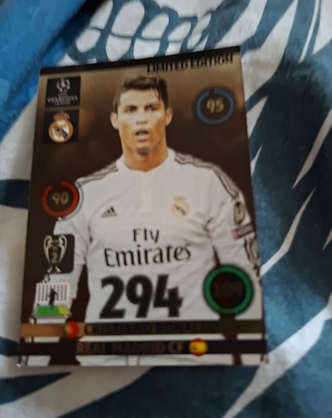 2014-15 Panini Adrenalyn XL Champions League #294 Cristiano Ronaldo — front