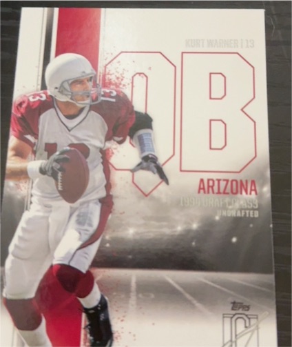 2024 Topps Signature Class #1 Kurt Warner — front