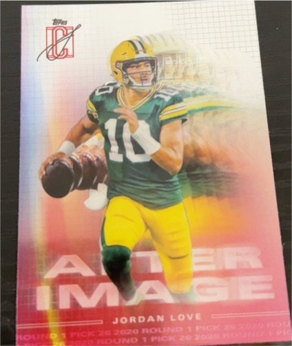2024 Topps Signature Class #AI-1 Jordan Love After Image — front
