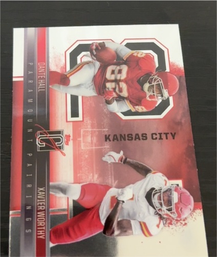 2024 Topps Signature Class Paramount Pairings #PP-17 Dante Hall / Xavier Worthy — front