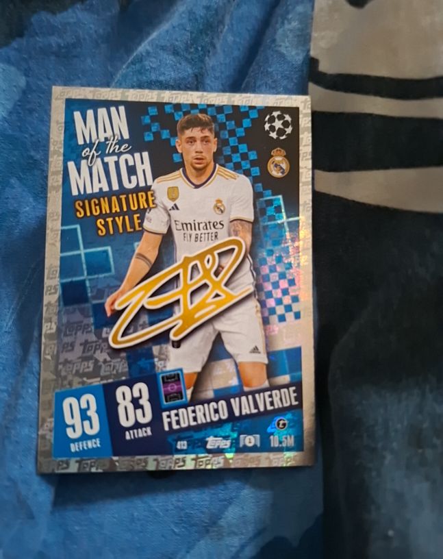 2023 Topps Match Attax Champions League #413 Federico Valverde — front