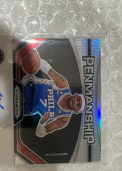 2023 Panini Prizm Penmanship Allen Iverson — back
