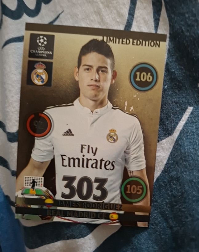 2014 Panini Adrenalyn XL Champions League #303 James Rodriguez — front