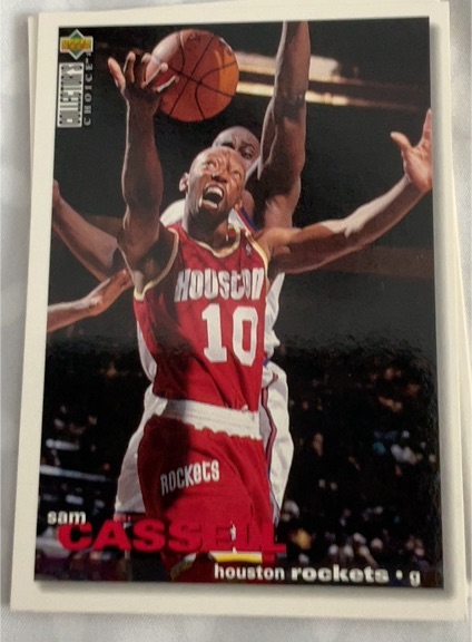 1995-96 Upper Deck Collector's Choice #142 Sam Cassell — front