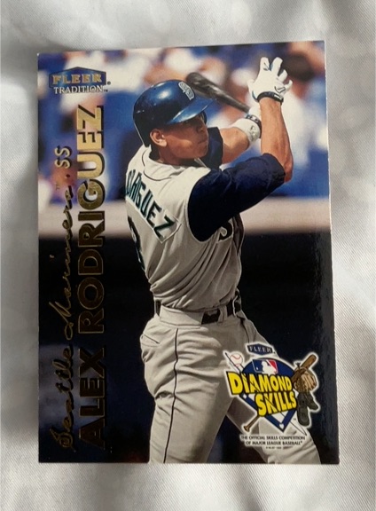 1999 Fleer Tradition Diamond Skills Alex Rodriguez — front