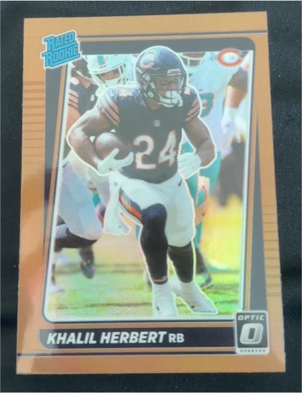 2021 Donruss Optic #293 Khalil Herbert — front