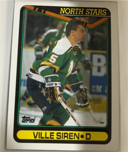 1990-91 Topps #383 Ville Siren — front