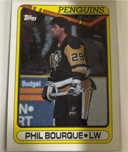 1990-91 Topps #41 Phil Bourque — front