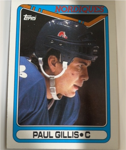 1990-91 Topps #22 Paul Gillis Quebec Nordiques — front