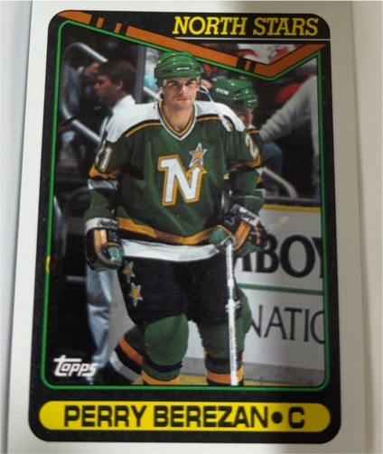 1990-91 Topps #357 Perry Berezan — front