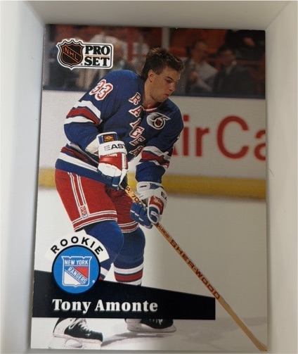 1991-92 Pro Set #550 Tony Amonte — front