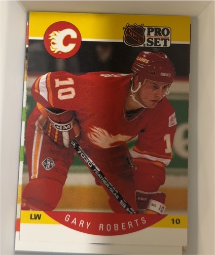 1990-91 Pro Set #45 Gary Roberts — front