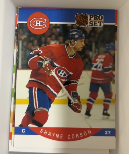 1990-91 Pro Set #148 Shayne Corson — front