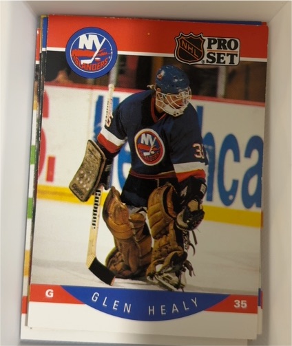 1990-91 Pro Set #183 Glen Healy — front