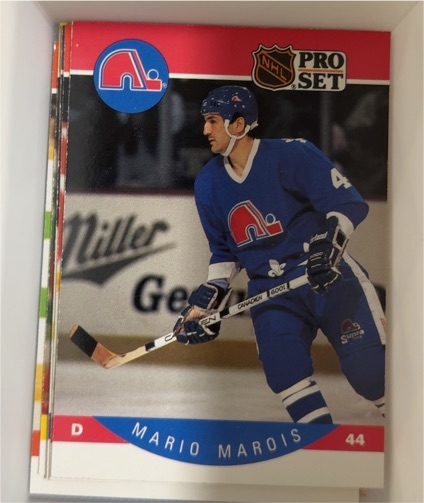 1990-91 Pro Set #253 Mario Marois — front