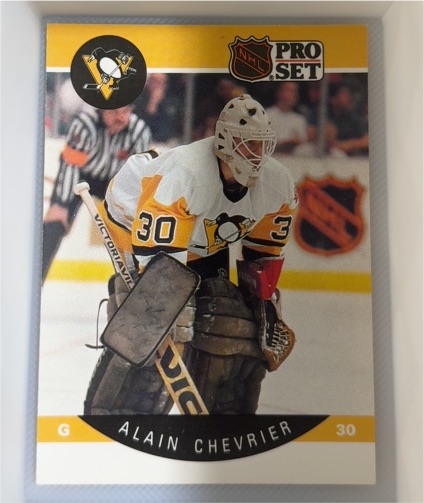 1990-91 Pro Set #230 Alain Chevrier — front