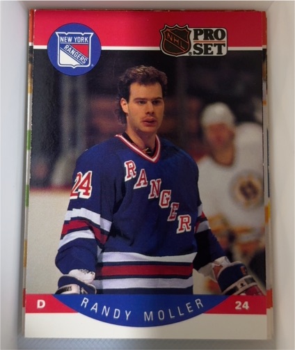 1990-91 Pro Set #202 Randy Moller — front