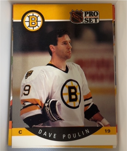 1990-91 Pro Set #13 Dave Poulin — front
