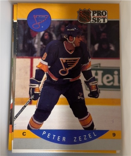 1990-91 Pro Set #274 Peter Zezel — front