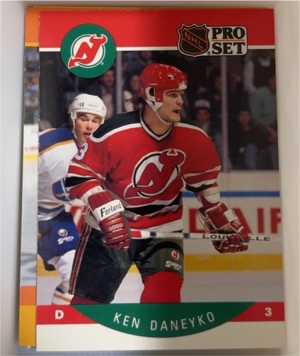 1990-91 Pro Set #165 Ken Daneyko — front