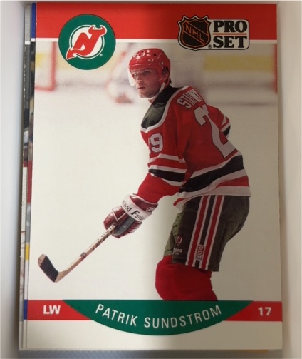 1990-91 Pro Set #17 Patrik Sundstrom — front