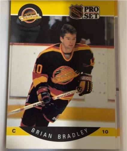 1990-91 Pro Set #294 Brian Bradley — front