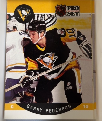 1990 Pro Set #238 Barry Pederson — front