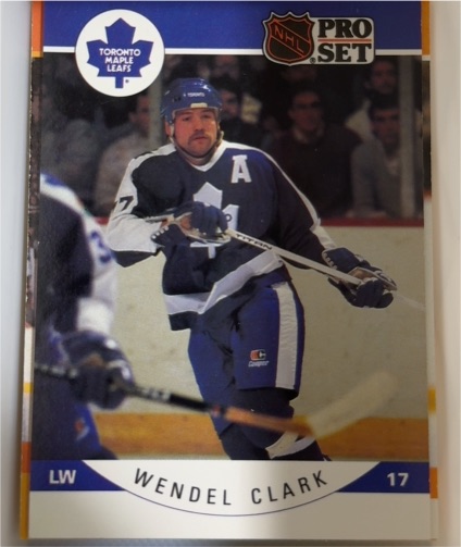 1990-91 Pro Set #276 Wendel Clark — front