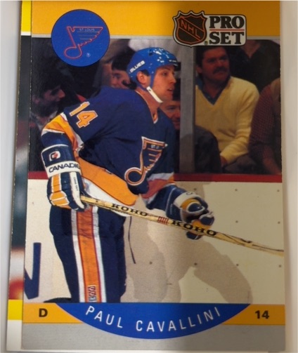 1990-91 Pro Set #262 Paul Cavallini — front