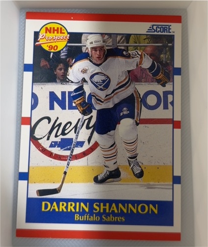 1990-91 Score #410 Darrin Shannon — front