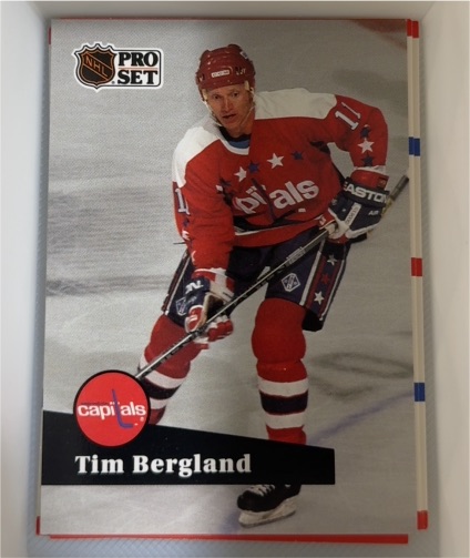 1991-92 Pro Set #507 Tim Bergland — front