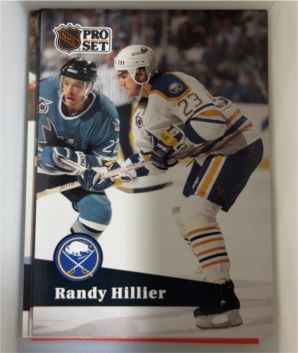 1991-92 Pro Set #360 Randy Hillier — front