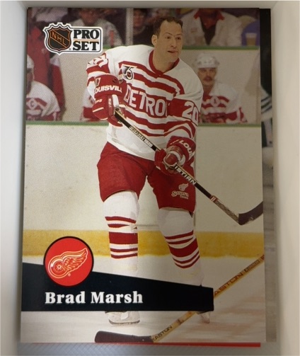 1991 Pro Set #378 Brad Marsh — front