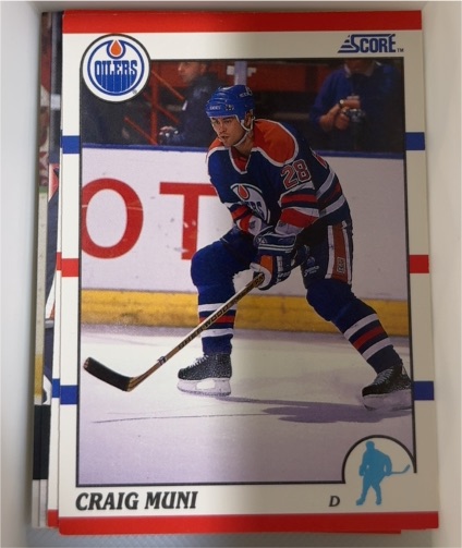 1990 Score #38 Craig Muni — front