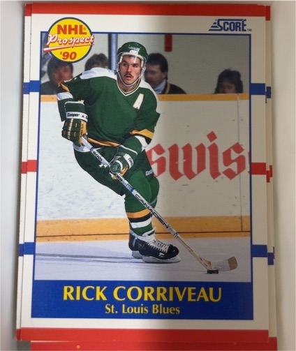1990-91 Score #396 Rick Corriveau — front