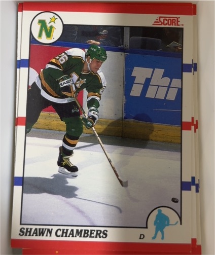 1990-91 Score #57 Shawn Chambers — front
