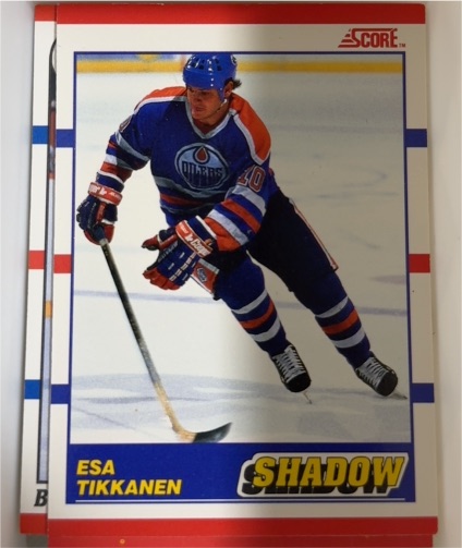 1990-91 Score #342 Esa Tikkanen Shadow — front