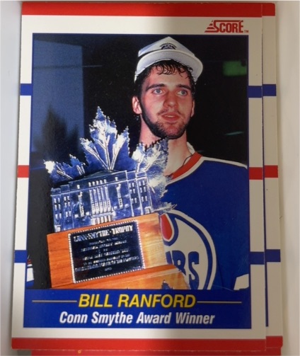 1990-91 Score #358 Bill Ranford Conn Smythe Award Winner — front